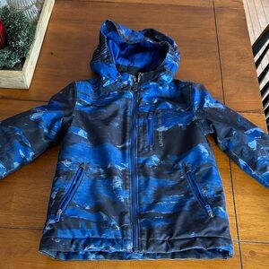 Under Armour Blue and Black Camouflage Jacket